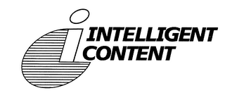 I INTELLIGENT CONTENT