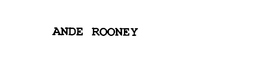 ANDE ROONEY INC.