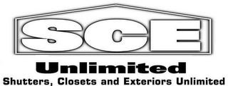 SCE UNLIMITED, INC. SHUTTERS, CLOSETS AND EXTERIORS UNLIMITED