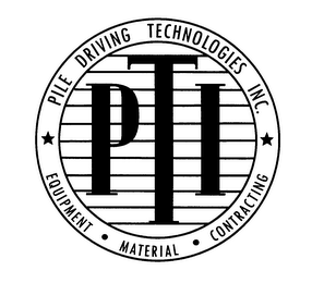 PTI PILE DRIVING TECHNOLOGIES INC. EQUIPMENT MATERIAL CONTRACTING