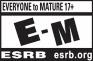 E-M PRODUCTS RANGE FROM EVERYONE TO MATURE CONTENT RATED BY ESRB