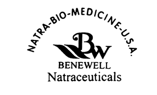 NATRA-BIO-MEDICINE-U.S.A. BENEWELL NATRACEUTICALS BW