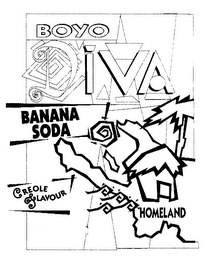 BOYO DIVA CREOLE FLAVOUR HOMELAND BANANA SODA