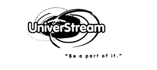 UNIVER STREAM "BE A PART OF IT."