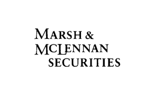 MARSH & MCLENNAN SECURITIES