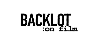 BACKLOT: ON FILM