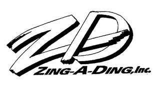 ZD ZING-A-DING, INC.