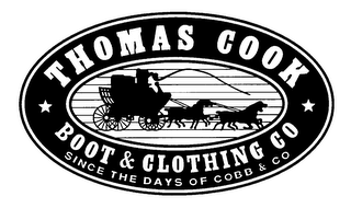 THOMAS COOK BOOT & CLOTHING CO SINCE THE DAYS OF COBB & CO