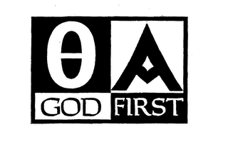 GOD FIRST