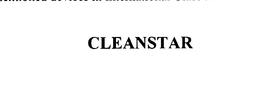 CLEANSTAR