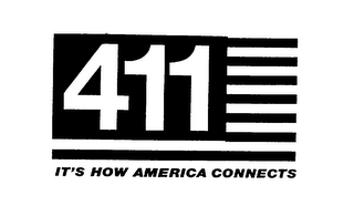 411 IT'S HOW AMERICA CONNECTS