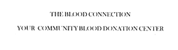 THE BLOOD CONNECTION YOUR COMMUNITY BLOOD DONATION CENTER