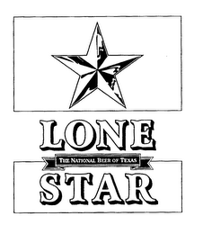LONE STAR THE NATIONAL BEER OF TEXAS