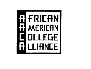 AFRICIAN AMERICAN COLLEGE ALLIANCE