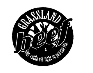 GRASSLAND BEEF OUR CATTLE EAT RIGHT SO YOU CAN TOO.