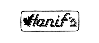 HANIF'S