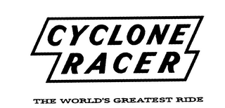 CYCLONE RACER THE WORLD'S GREATEST RIDE