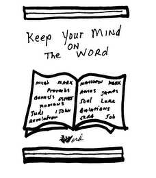 KEEP YOUR MIND ON THE WORD