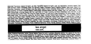 LEE ANGEL NEW YORK.