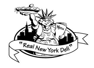 "REAL NEW YORK DELI" MENU