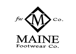 FW M CO. MAINE FOOTWEAR CO.