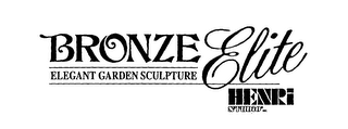 BRONZE ELITE ELEGANT GARDEN SCULPTURE HENRI STUDIO