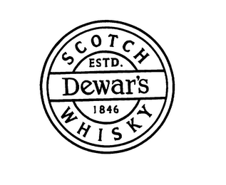 DEWAR'S SCOTCH WHISKY ESTD. 1846