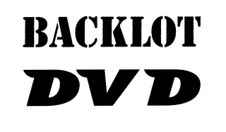 BACKLOT DVD