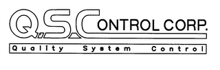 Q.S.CONTROL CORP. QUALITY SYSTEM CONTROL