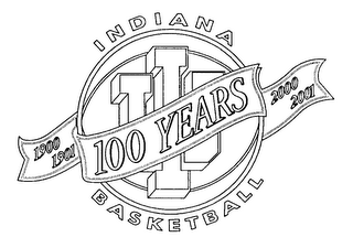 1900 1901 INDIANA BASKETBALL 100 YEARS2000 2001