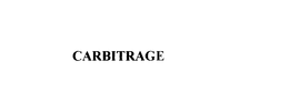 CARBITRAGE