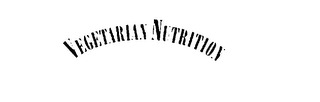 VEGETARIAN NUTRITION