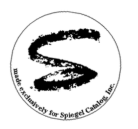 S MADE EXCLUSIVELY FOR SPIEGEL CATALOG, INC.