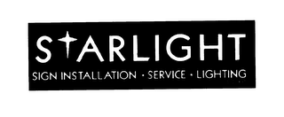 STARLIGHT SIGN INSTALLATION SERVICE LIGHTING CORP