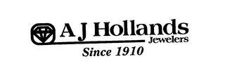 A J HOLLANDS JEWELERS SINCE 1910