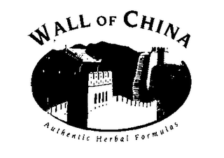 WALL OF CHINA AUTHENTIC HERBAL FORMULAS