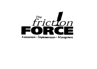 THE FRICTION FORCE ASSESSMENT IMPLEMENTATION MANAGEMENT