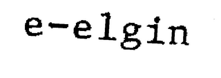 E-ELGIN