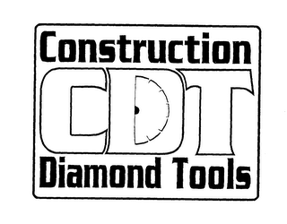 CDT CONSTRUCTION DIAMOND TOOLS