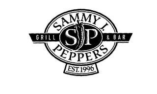 SAMMY J. PEPPERS GRILL & BAR EST. 1996 SJP