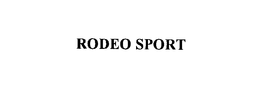 RODEO SPORT