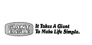 GIANT EAGLE IT TAKES A GIANT TO MAKE LIFE SIMPLE.