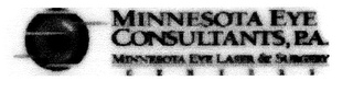 MINNESOTA EYE CONSULTANTS, P.A. MINNESOTA EYE LASER AND SURGERY CENTERS