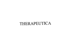 THERAPEUTICA
