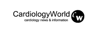 CW CARDIOLOGYWORLD CARDIOLOGY NEWS & INFORMATION