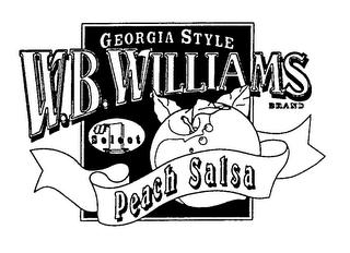 GEORGIA STYLE W.B. WILLIAMS BRAND PEACH SALSA #1 SELECT