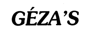 GEZA'S