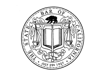 THE STATE BAR OF CALIFORNIA JULY 29TH 1927 LEX