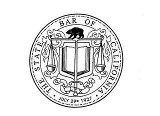 THE STATE BAR OF CALIFORNIA LEX JULY 29TH 1927