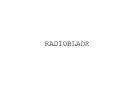 RADIOBLADE